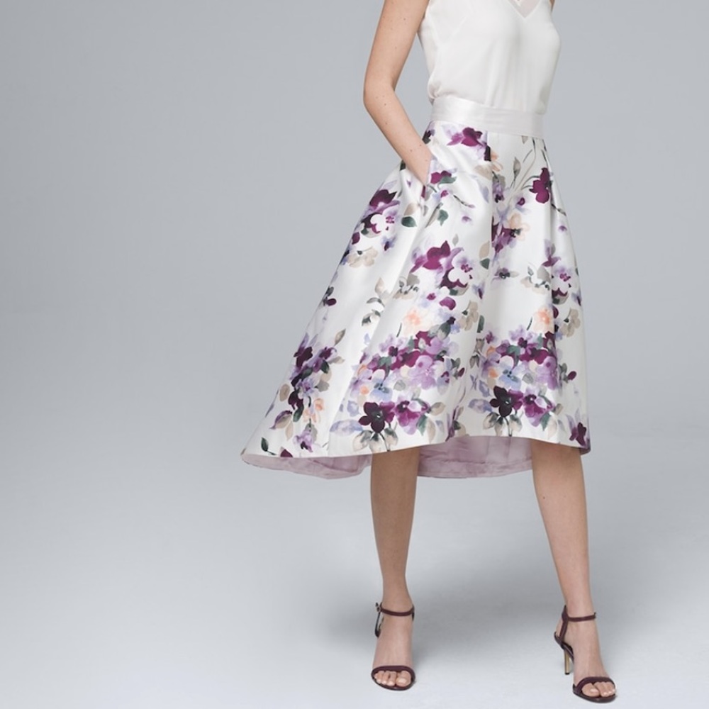 White house black market formal skirt